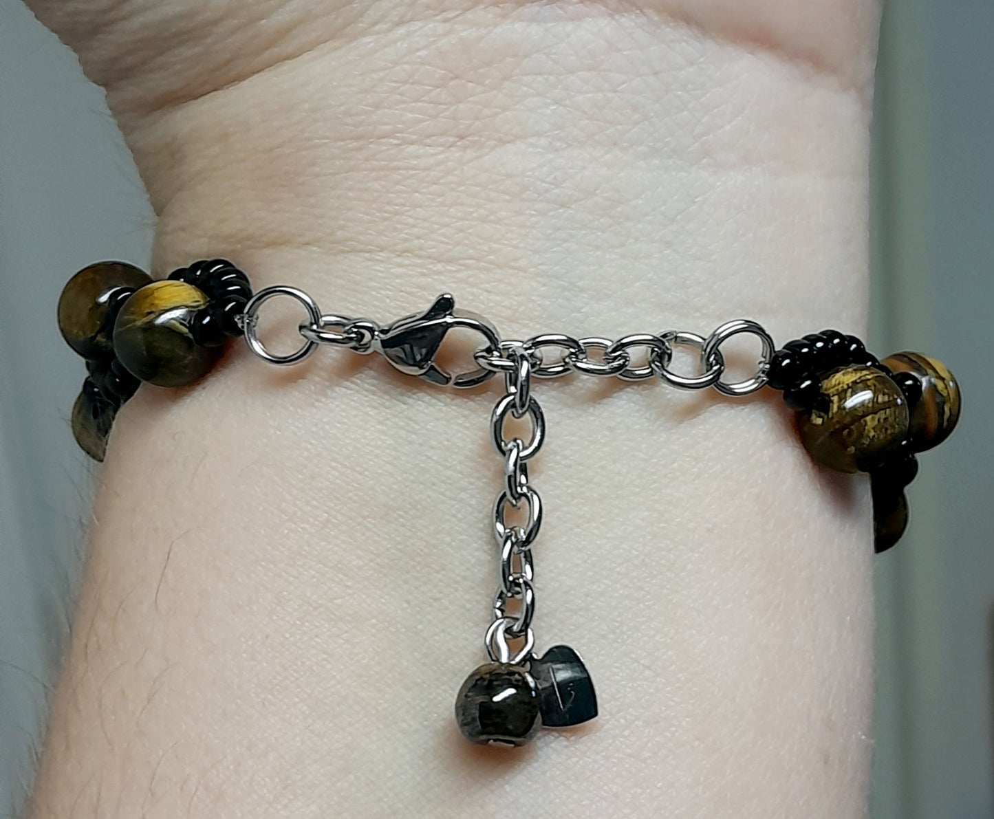 Bracelet tressé Oeil de tigre
