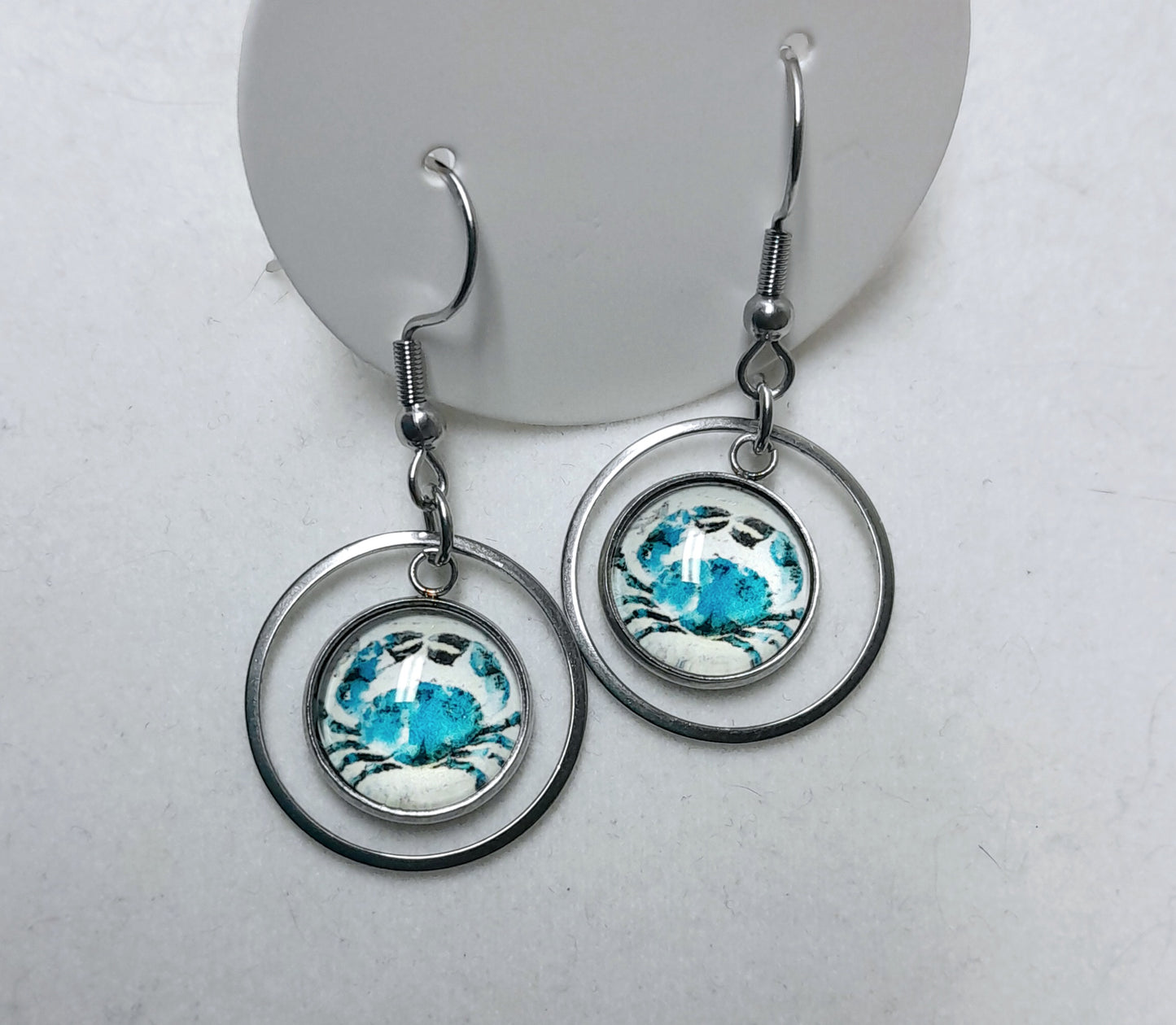 Boucles d'oreilles crabes