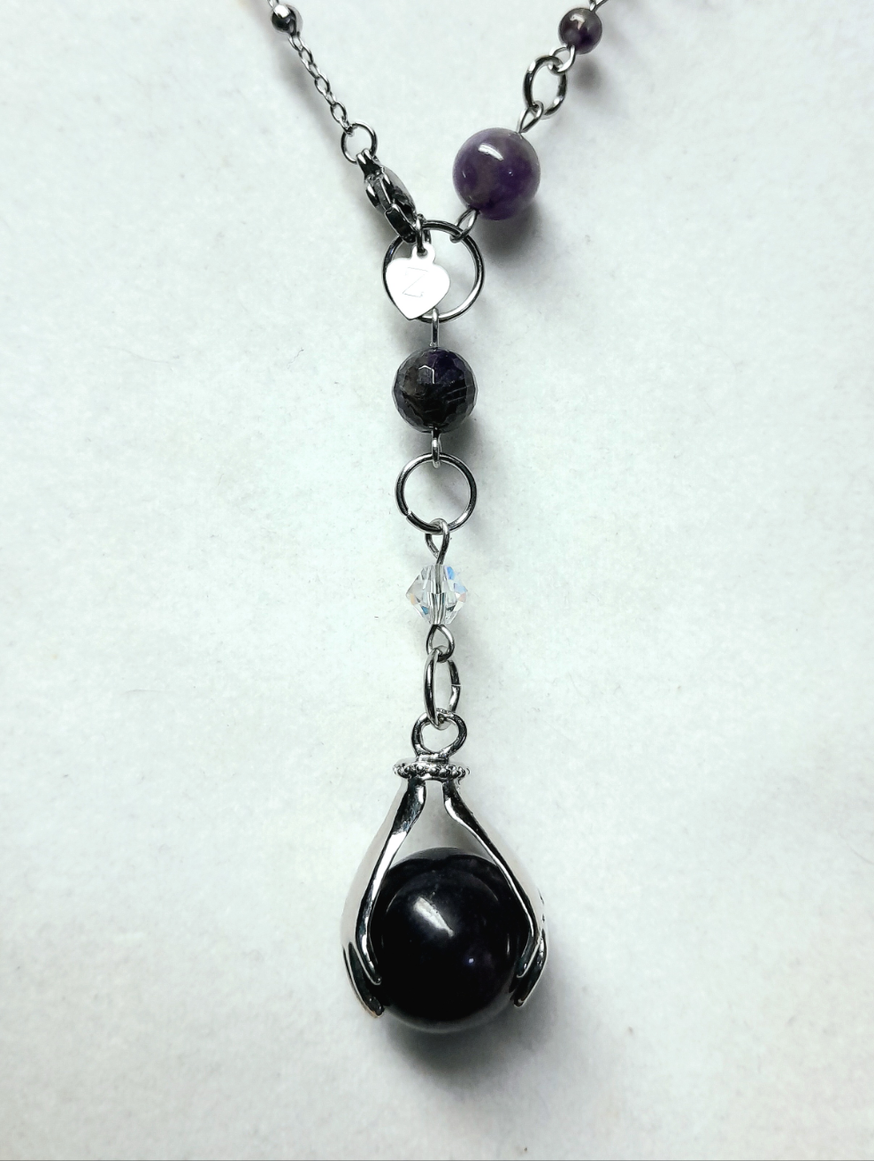 Collier "les mains d'Amethystes"