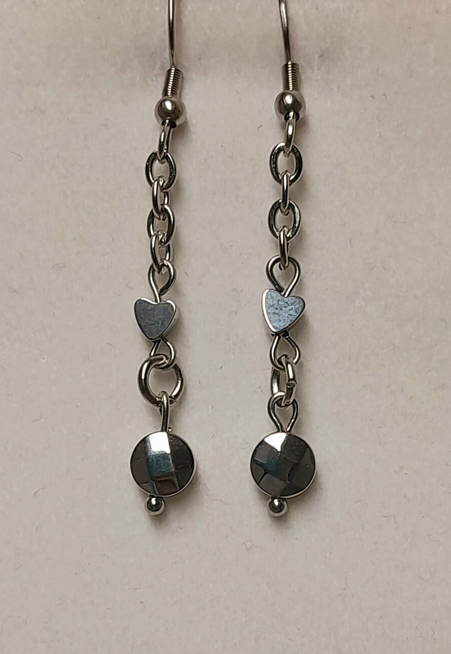 Ensemble bracelet coeurs Hématites