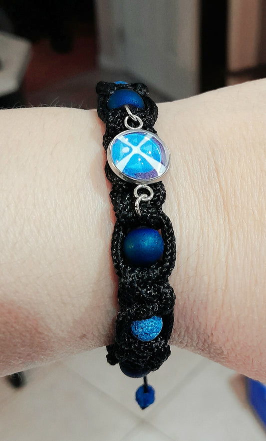 Bracelet macramé autisme