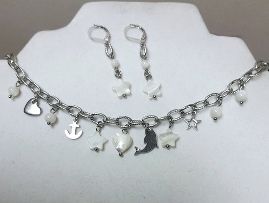 Ensemble nacre de perle "mer"