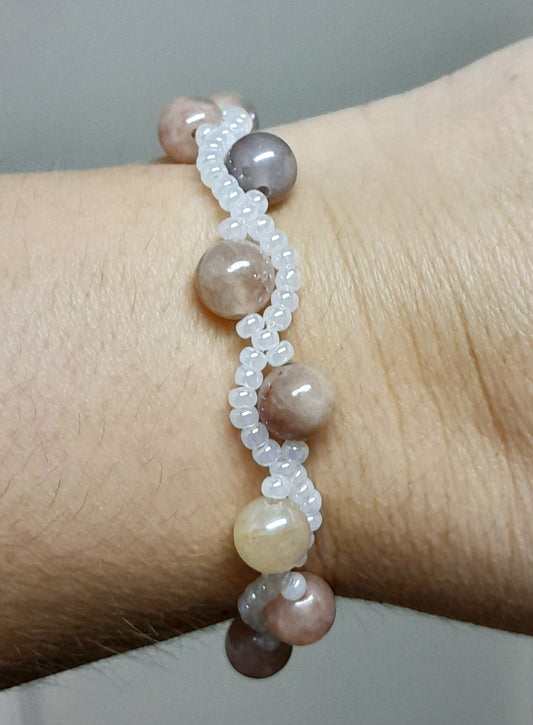 Bracelet tressé Heliolites