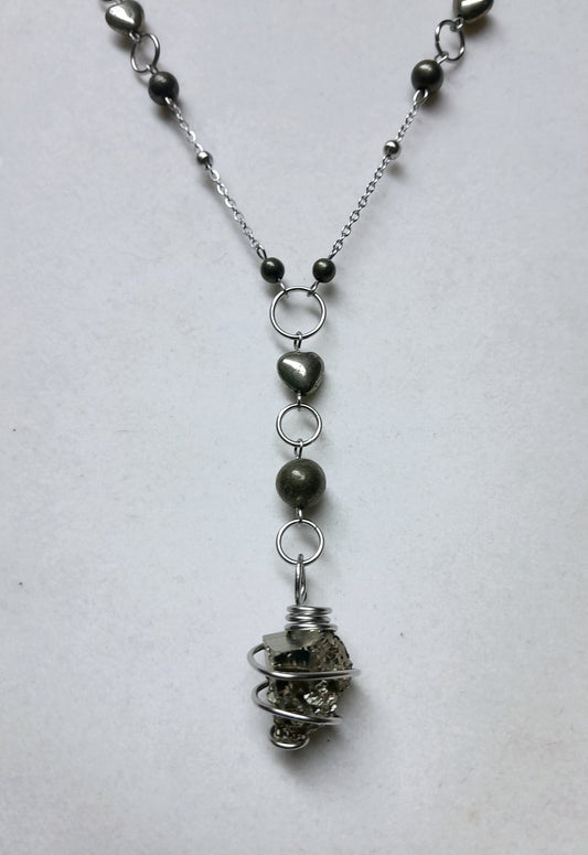 Collier "pépite dorée"