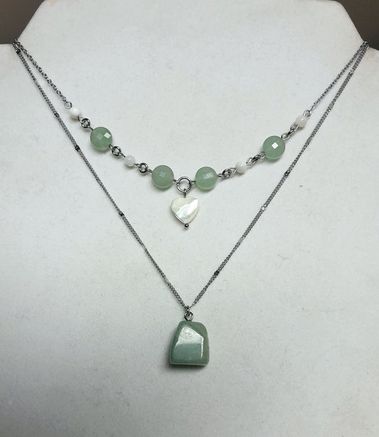 Collier double Aventurines