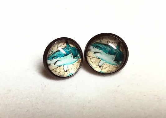 Boucles d'oreilles requins