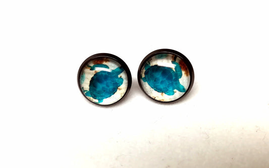 Boucles d'oreilles tortues